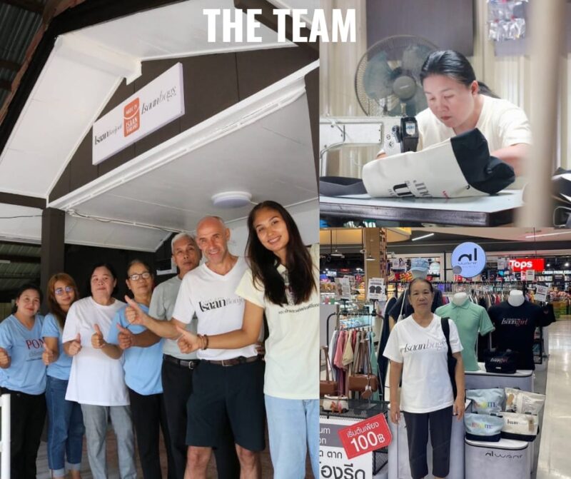 Isaanbags with Victus People