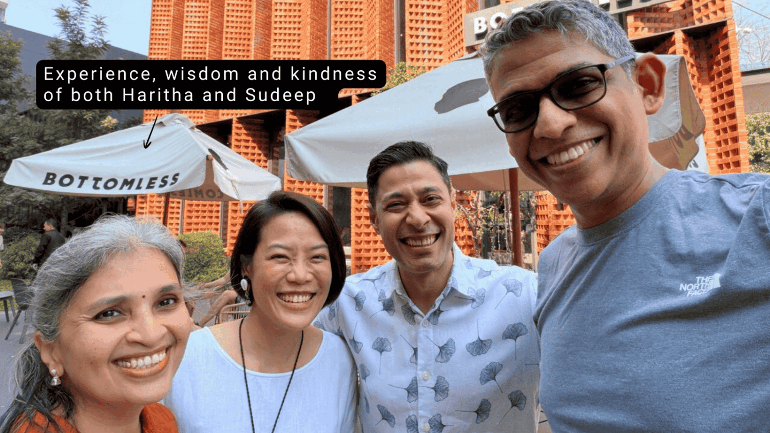 Haritha Kandalla with Victus People